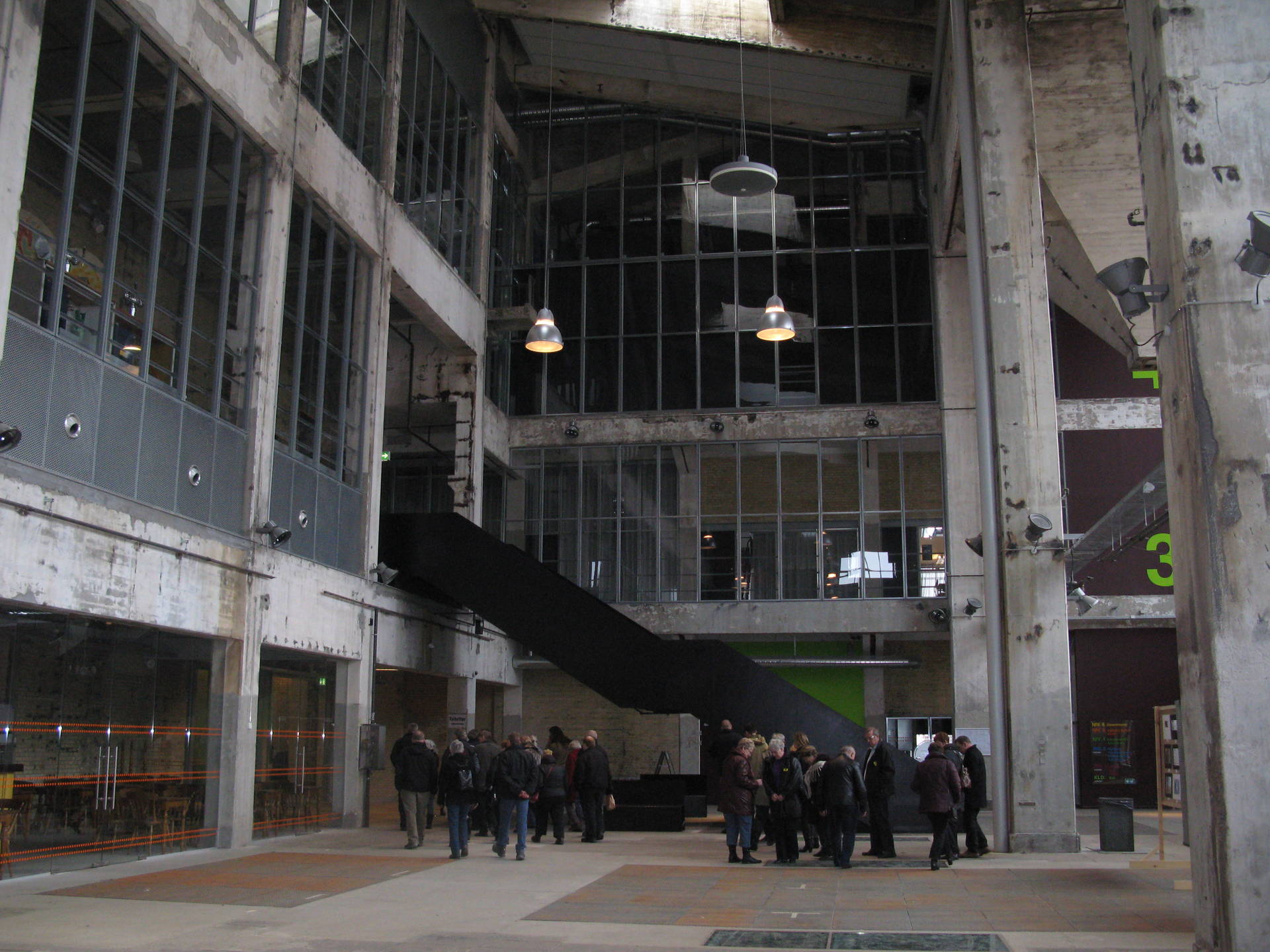 Nordkraft Aalborg, foto: Lisbeth Øhrgaard 2010. Foto fra den store kedelhal i Nordkraft, Aalborg
