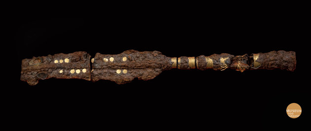 Foto af velbevaret lanse. Foto: Museum Vestsjælland.