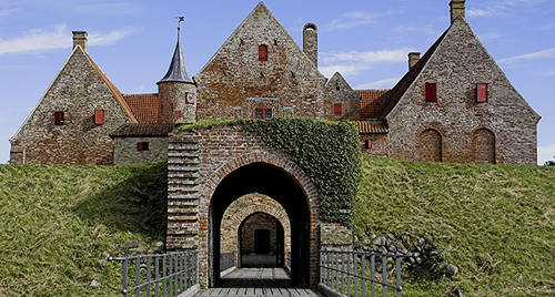 Foto af Spøttrup Middelalderborg