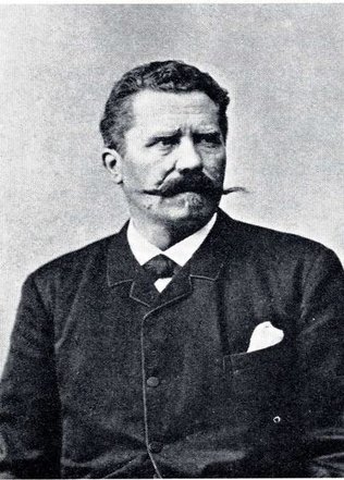 sort hvid potrætfoto af Erhard Frederiksen (1843-1903)