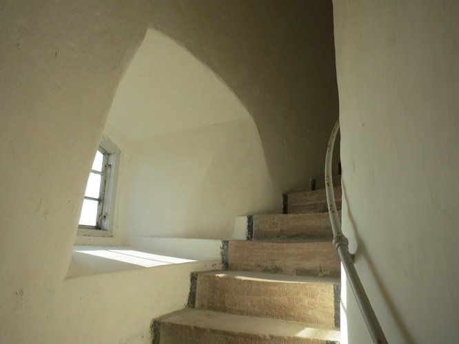 Foto af trappe i Anholt Fyr