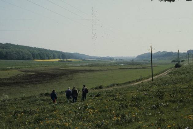 Foto: Torben Dehn, Kulturstyrelsen Ældre foto af landskabet ved Illerup Ådal