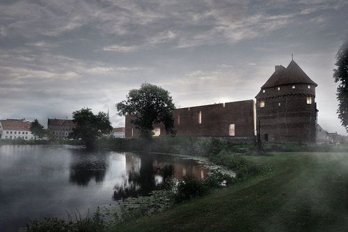 Cubos forslag til bygningerne ved Nyborg Slot
