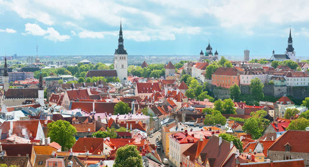 Billede af Tallinn bylandskab
