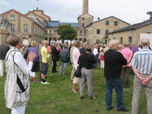 Sukkerfabrikken Lolland, Holeby, foto: Caspar Jørgensen 2010. Foto fra indvielse af festivalen på Sukkerfabrikken Lolland, Holeby