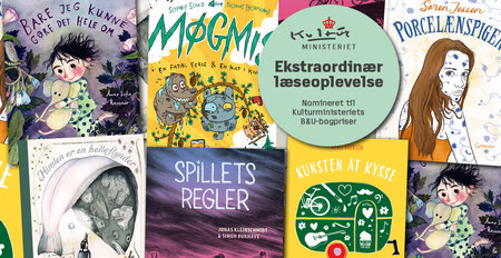 Billedfriser med bogforsider
