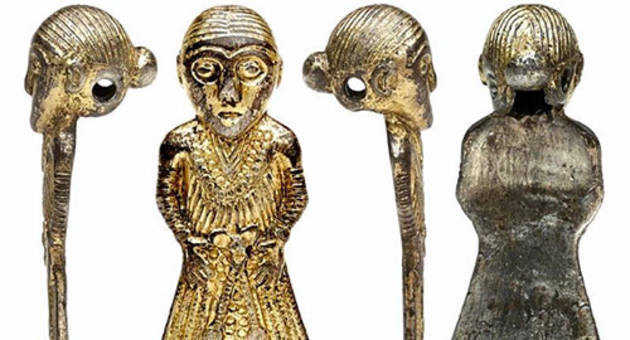 Figuren fra Revninge. Foto: Flemming Wedell Foto af figuren fra Revninge. Foto: Flemming Wedell