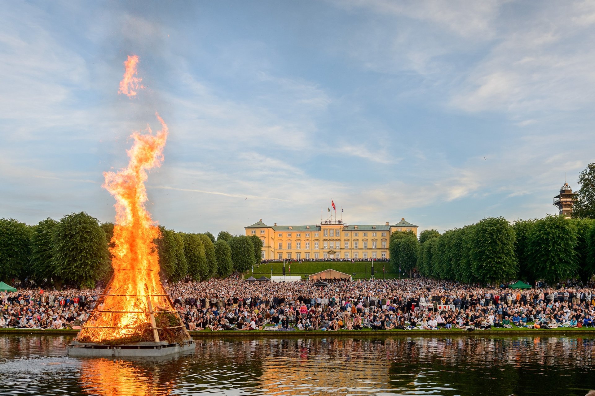 Sankt Hans arrangement i Frederiksberg Have. Foto: Thomas Rahbek
