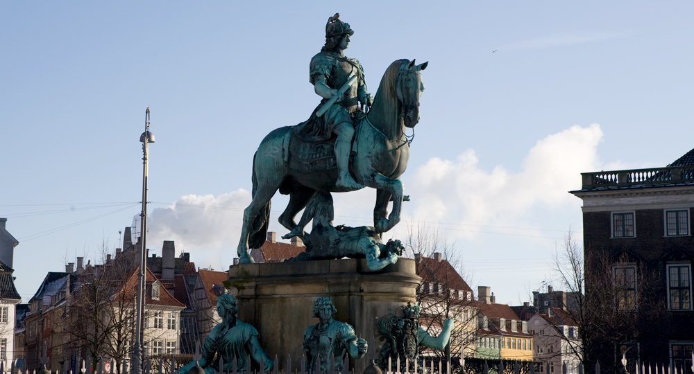 Christian 5.s rytterstatue på Kongens Nytorv