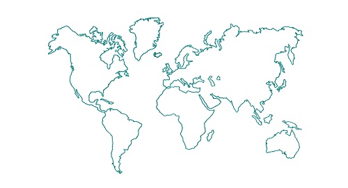 Billede af et verdenskort