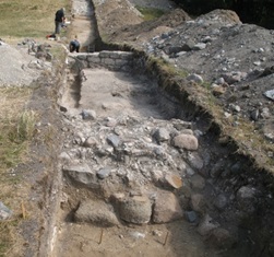 Foto af udgravning