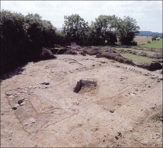 Foto af udgravningen