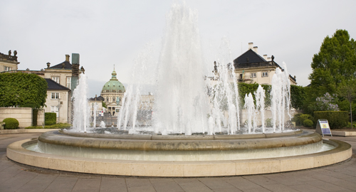 Amaliehaven. Foto: Slots- og Kulturstyrelsen. Springvandet i Amaliehaven