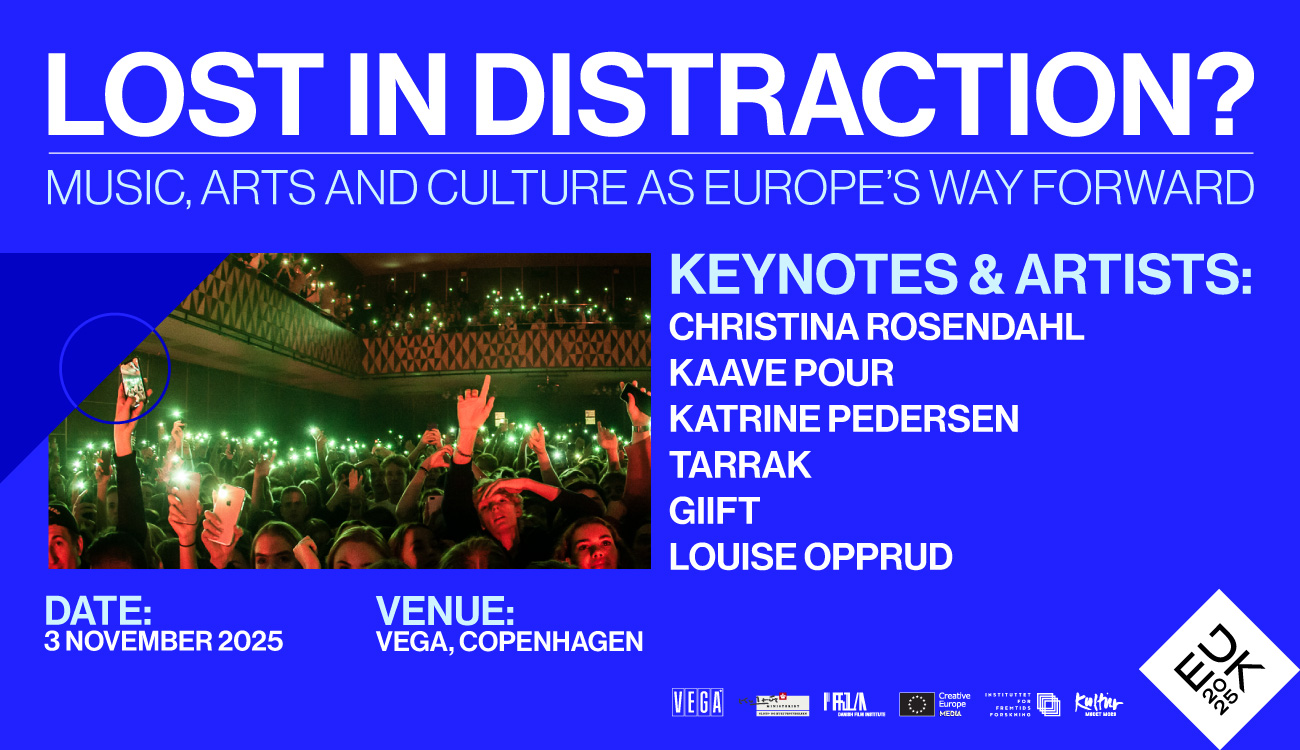 Visualisering af programmet for konference Lost in Distraction