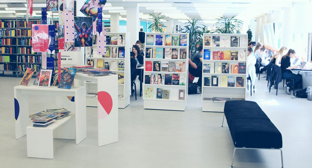 Foto: Aalborg bibliotek Et kig ind på Aalborg Bibliotek