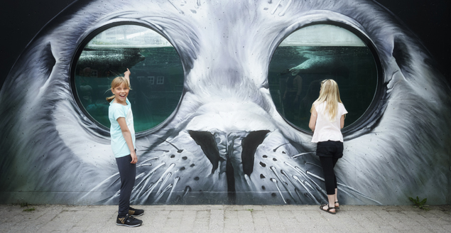 Street art i Odense Zoo. Foto: Ard Jongsma