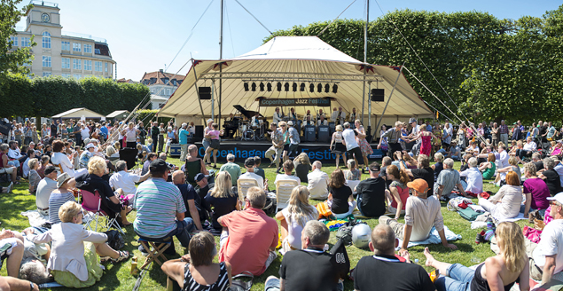 Jazzfestival i Kongens Have. Foto: SLKS