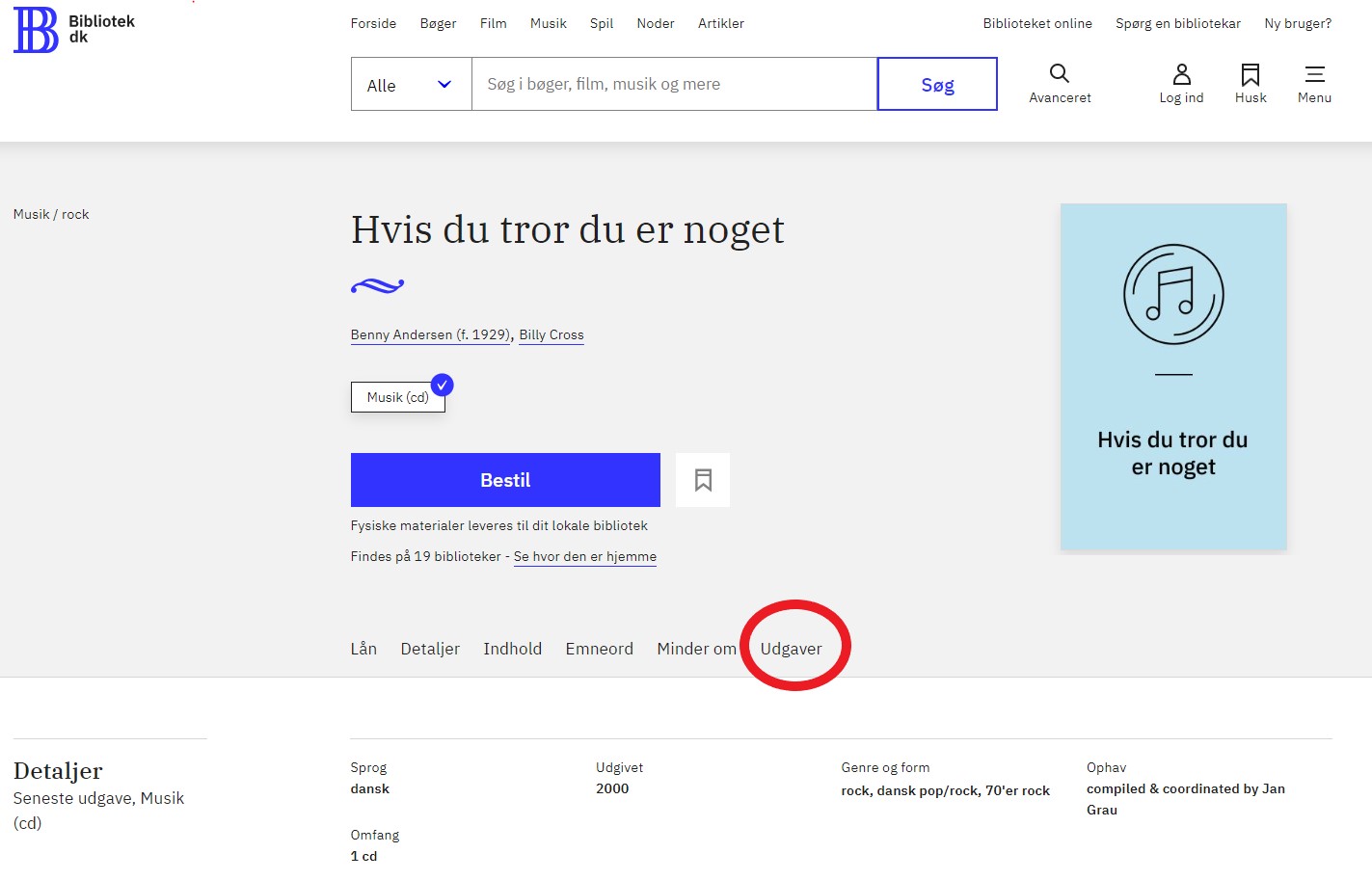 Klik på et af de fysiske formater du skal søge for.